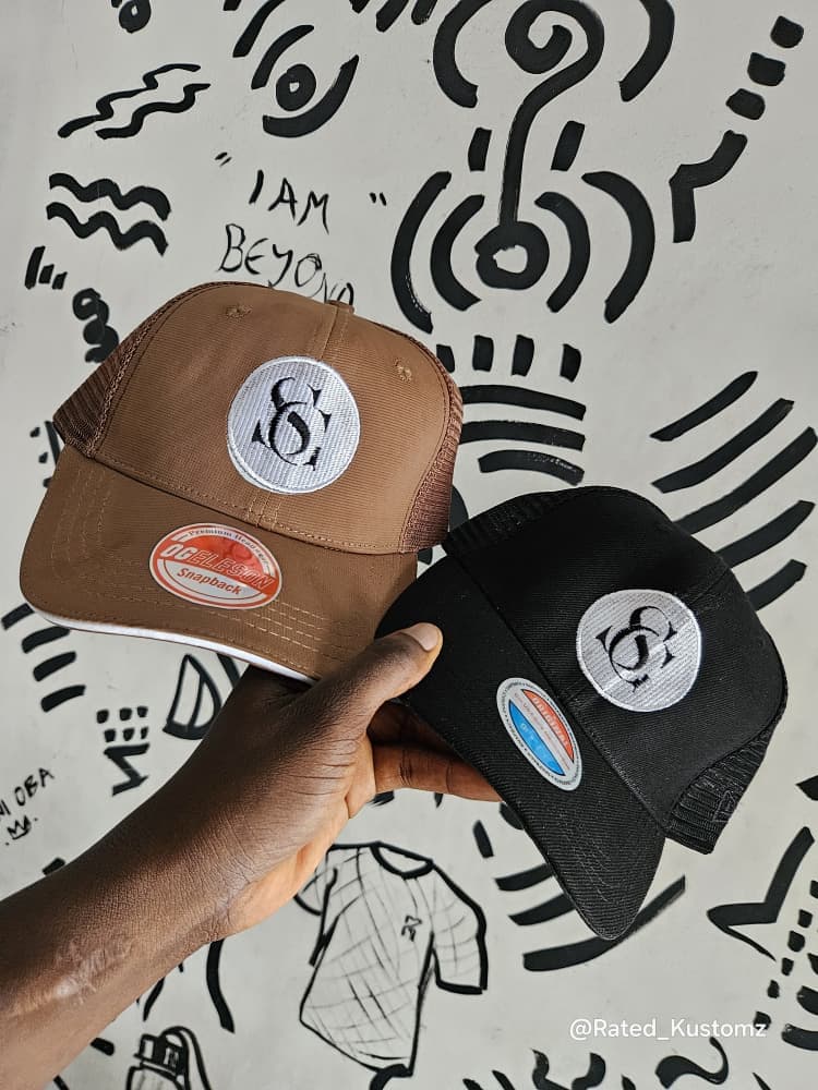 Custom Patch Caps — High-density embroidered patch trucker caps